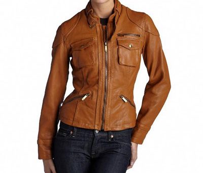 Женские кожаные куртки коллекция Michael Kors